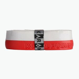 Grip squash ütőhöz Karakal Pu Super Grip Duo white / red (Pu Super Grip Duo PU DUO BIACZE) kép