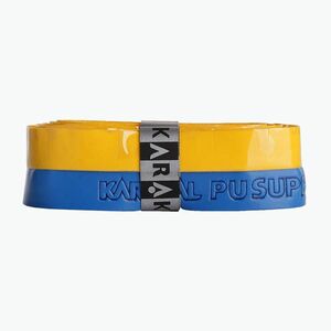 Grip squash ütőhöz Karakal Pu Super Grip Duo yellow / blue (Pu Super Grip Duo PU DUO ZOLNIE) kép