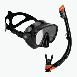 AQUASTIC Cove snorkeling szett maszk + snorkel fekete (Cove AQS-B4I001-BK) kép