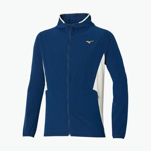 Férfi futódzseki Mizuno Alpha Jacket estate kék (Alpha Jacket J2GEB00116) kép