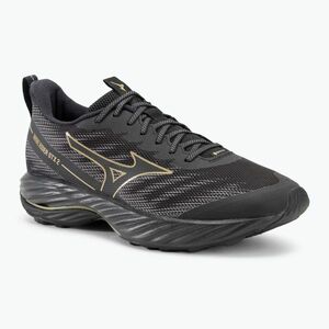 Férfi futócipő Mizuno Wave Rider GTX 2 fekete/arany halo/csendes árnyalat (Wave Rider GTX 2 J1GC247901) kép