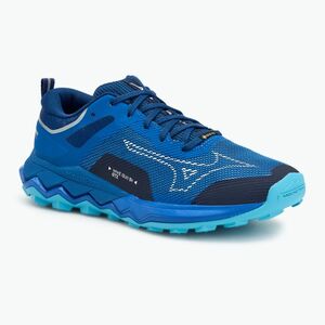 Férfi futócipő Mizuno Wave Ibuki 4 GTX klasszikus kék/fehér/folyókék (Wave Ibuki 4 GTX J1GJ225911) kép