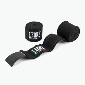 Boksz kötszerek LEONE 1947 Kézi kötszerek 350 cm fekete (Hand Wraps AB705) kép