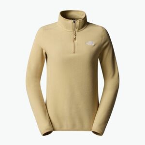 The North Face női 100 Glacier 1/4 Zip khaki kő pulóver (100 Glacier 1/4 Zip NF0A855MLK5) kép