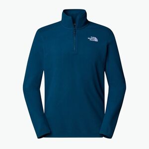 Férfi The North Face 100 Glacier 1/4 Zip midnight petrol melegítőfelső (100 Glacier 1/4 Zip NF0A855W1NO) kép