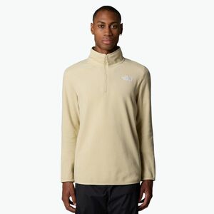 Férfi The North Face 100 Glacier 1/4 Zip pulóver zion narancssárga/betonszürke (100 Glacier 1/4 Zip NF0A855WAWA) kép