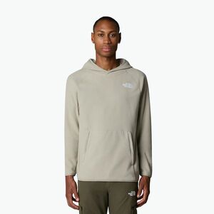 Férfi pulóver The North Face 100 Glacier Hoodie agyagszürke szürke (100 Glacier Hoodie NF0A855Z1I4) kép