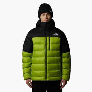 Férfi pehelykabát The North Face Kalix Down Hoodie meadow grass/black (Kalix Down Hoodie NF0A88SK5OT1002) kép