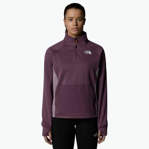 Női The North Face Mountain Athletics Fleece 1/4 Zip éjjeli lila/lila kréta melegítőfelső (Mountain Athletics Fleece 1/4 Zip NF0A893V6WO1002) kép