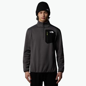 Férfi The North Face Crest 1/4 Zip pulóver antracit szürke/ fekete (Crest 1/4 Zip NF0A897DWUO1002) kép