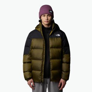 Férfi pehelypaplan The North Face Diablo Down 2.0 Hoodie moha zöld/fekete heathe (Diablo Down 2.0 Hoodie NF0A899290I1) kép