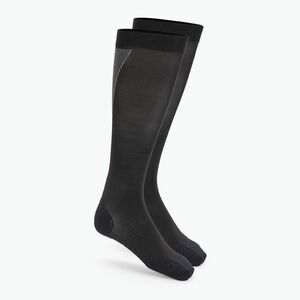 CEP női kompressziós zokni Ultrakönnyű magas fekete/szürke (Ultralight Tall WP70VY4) kép