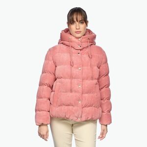 Női bélelt kabát Geox Loisia Parka dusty rose (Loisia Parka W4628DT3153F8326) kép