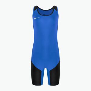 Férfi birkózómez Nike Weightlifting Singlet royal/black (Weightlifting Singlet 652863-496) kép