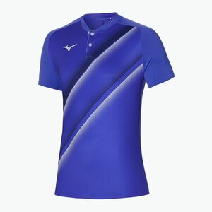 Férfi tenisz póló póló Mizuno Shadow lila kék (Shadow Polo 62GA150424) kép