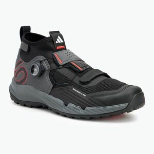 Kerékpáros cipő MTB férfi adidas FIVE TEN Trailcross Pro Clip-In grey five / core black / red (Trailcross Pro Clip-In HP9935) kép