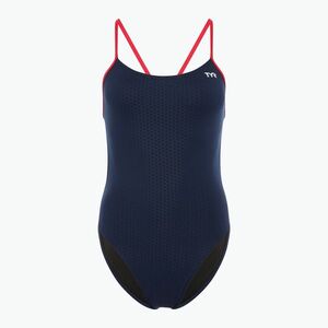 Női egyrészes fürdőruha TYR Hexa Cutoutfit navy/red (Hexa Cutoutfit CHEX7A_404) kép