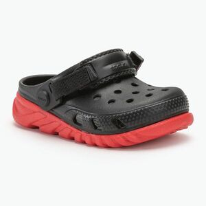 Crocs Duet Max II Clog Toddler flip-flopok fekete/varsity piros (Duet Max II Clog Toddler 208775-0WQ) kép