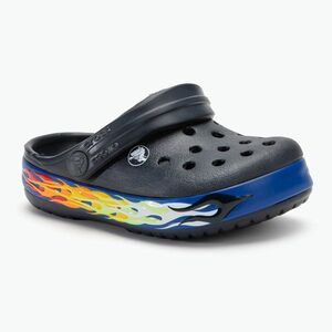 Crocs Crocband Lights Clog Gyermek flip-flop mélytengeri színben (Crocband Lights Clog Toddler 209712-4LH) kép
