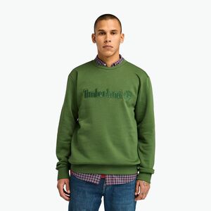 Férfi pulóver Timberland Embroidery Tonal Crew Neck black forest green (Embroidery Tonal Crew Neck TB0A6VG6EIN1) kép