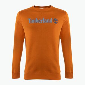 Férfi pulóver Timberland Linear Logo Crew Neck umber (Linear Logo Crew Neck TB0A5UJY8881) kép