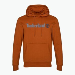 Férfi pulóver Timberland Linear Logo Hoodie umber (Linear Logo Hoodie TB0A5UKK8881) kép