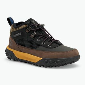 Gyerekcipő Timberland Greenstride Motion 6 Low Lace black nubuck/brown (Greenstride Motion 6 Low Lace TB0A6C41EJC1) kép