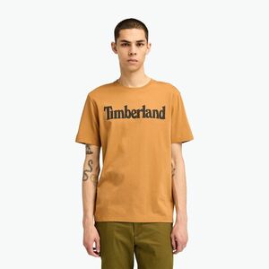 Férfi Timberland Tfo Wordmark Logo búza csizma póló (Tfo Wordmark Logo TB0A2BRNP471) kép