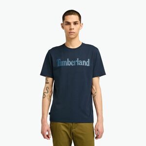 Férfi Timberland Tfo Wordmark Logo sötét zafír/sötét farmer póló (Tfo Wordmark Logo TB0A2BRNZ021) kép