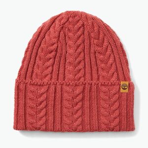 Női téli sapka Timberland Cable Beanie garnet rose (Cable Beanie TB0A2P42EFT1) kép