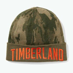 Férfi téli sapka Timberland Camo Jacquard Hat leaf green (Camo Jacquard Hat TB0A5ZS6A581) kép