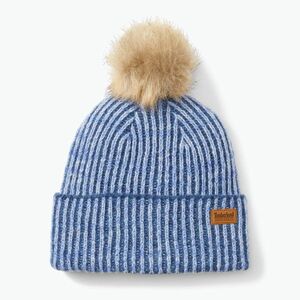 Női téli sapka Timberland Plaited Melange Beanie frozen fjord (Plaited Melange Beanie TB0A613TEFP1) kép