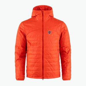 Férfi Fjällräven Expedition X-Lätt Hoodie pehelypaplan dzseki láng narancssárga (Expedition X-Lätt Hoodie F12500157) kép