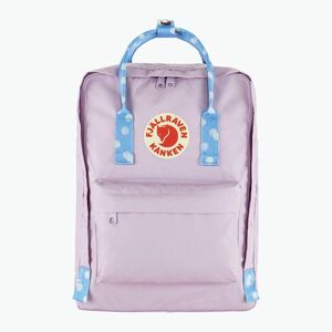 Fjällräven Kanken 16 l pasztell levendula/confetti mintás városi hátizsák (Kanken F23510 457-916) kép