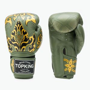 Top King Boxing Kanok khaki bokszkesztyűk (Boxing Kanok TKBGKN-01-KH) kép
