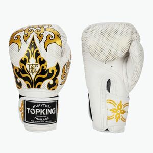 Top King Boxkesztyű Kanok fehér (Boxing Kanok TKBGKN-01-WH) kép