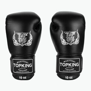 Top King Muay Thai Ultimate fekete ökölvívó kesztyűk (Muay Thai Ultimate TKBGUV-BK) kép