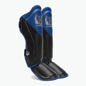 Top King Shin Guards sípcsont- és lábfejvédők Blend fekete/kék színben (Shin Guards Blend TKSGBL-BK-BU) kép
