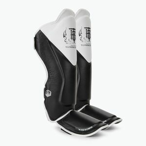 Top King Shin Guards sípcsont- és lábfejvédők Blend fekete/fehér (Shin Guards Blend TKSGBL-BK-WH) kép
