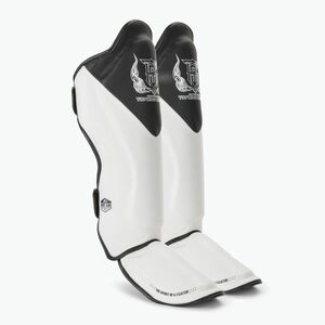 Top King sípcsont- és lábfejvédők Blend fehér/fekete színben (Shin Guards Blend TKSGBL-WH-BK) kép