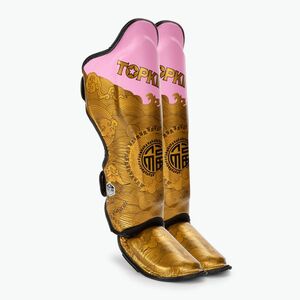 Top King Happiness kínai rózsaszín sípcsont- és lábfejvédők (Shin Guards Happiness Chinese TKSGCT-CN01-PK) kép