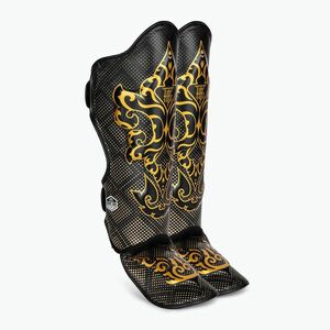 Top King Kanok fekete sípcsont- és lábfejvédők (Shin Guards Kanok TKSGKN-01-BK) kép