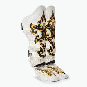 Top King Kanok fehér sípcsont- és lábfejvédők (Shin Guards Kanok TKSGKN-01-WH) kép