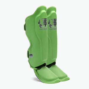 Top King Pro Semi Leather zöld sípcsont- és lábfejvédők (Shin Guards Pro Semi Leather TKSGP-SL-GN) kép