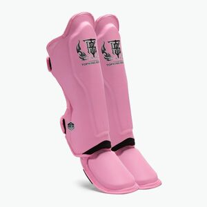 Top King Pro Semi Leather rózsaszín sípcsont- és lábfejvédők (Shin Guards Pro Semi Leather TKSGP-SL-PK) kép