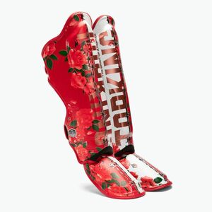 Top King Rose fehér sípcsont- és lábfejvédők (Shin Guards Rose TKSGRS-WH) kép
