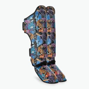 Top King Wild Tiger sípcsont- és lábfejvédő fekete (Shin Guards Wild Tiger King TKSGWT-BK) kép