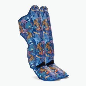 Top King Wild Tiger sípcsont és lábfejvédő kék (Shin Guards Wild Tiger King TKSGWT-BU) kép