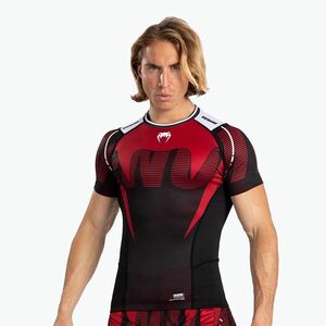 Férfi Venum Adrenaline Rashguard SS fekete/vörös póló (Adrenaline Rashguard VENUM-05176-100) kép