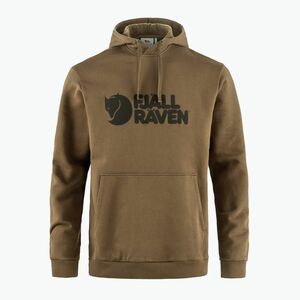 Férfi Fjällräven Logo Hoodie fa barna (Logo Hoodie F84144) kép